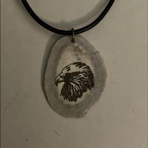 Eagle Bone Necklace and Earrings